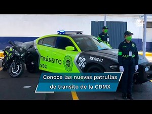 Estas son las nuevas patrullas de tránsito en CDMX