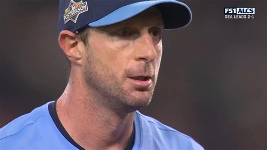 Max Scherzer was NOT coming out of this game 😳 Facing his next hitter, he picks up the strikeout to end the 5th! | MLB