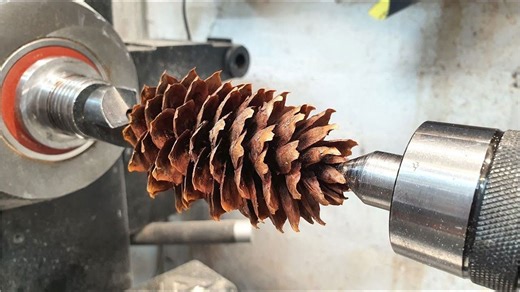 Watch me transform a pinecone into spoons!