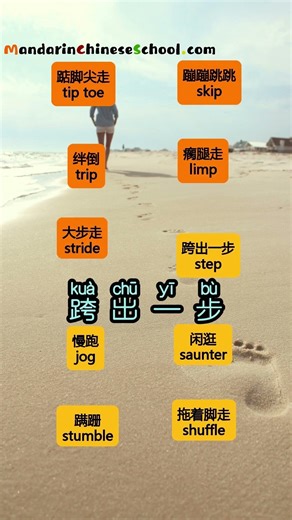 43-Daily Chinese #Different ways of walking #Daily Chinese - Daily life Chinese #Spoken Chinese i...