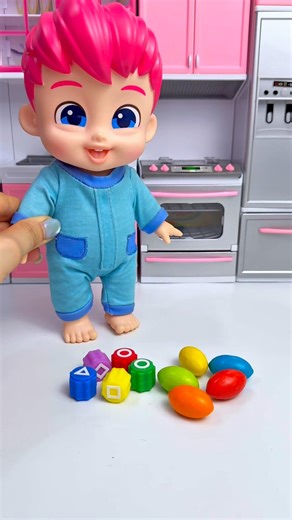 ASMR Toy Unboxing Bebefinn Washing Machine Set | Satisfying Toy Play with PyPy #shorts