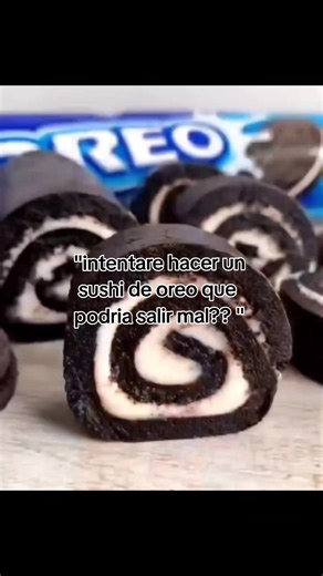 Cómo hacer sushi de Oreo: tutorial fácil