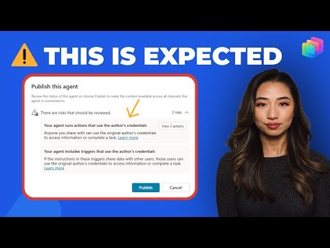 Copilot Studio Connection Warning Explained (This Is NOT a Bug)