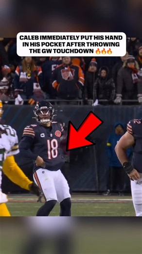 ESPN on Instagram: "Caleb Williams knew the game-winning TD was good 😮‍💨 (via @chicagobears)"