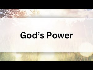 God's Power | B Major | CEF | Sing Along | Instrumental Piano