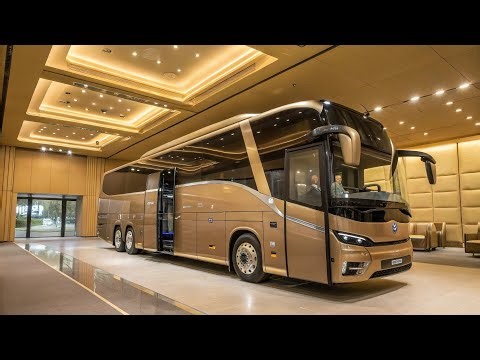 2026 BMW Quantum Bus Gold – The Ultimate Luxury Bus Experience