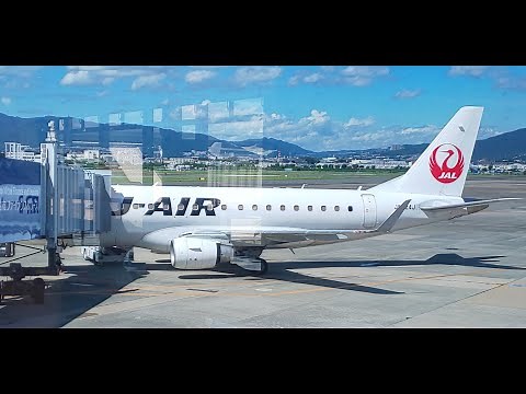 ＪＡＬ２３４７便 伊丹～出雲 機窓 JAL2347 flight Itami (Osaka) -Izumo (Shimane)