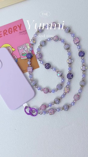 DIY Handmade Long Strap Crossbody Phone Chain Charm