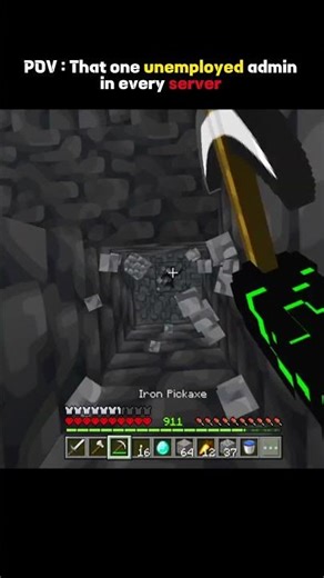 POV : That one unemployed admin in every server | #minecraft #gugugaga