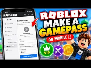 How to Make Gamepass in Roblox | How to Design Roblox Gamepass