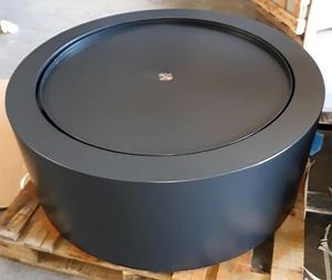 [Hot Item] Garden Water Features Round Alumimium Water Table Fountain with LED Lights