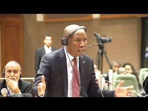 Julius Malema Lectures Pan-African Parliament