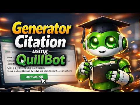 How to Use QuillBot Citation Generator Tool for APA Citations | Easy Citation in Seconds!