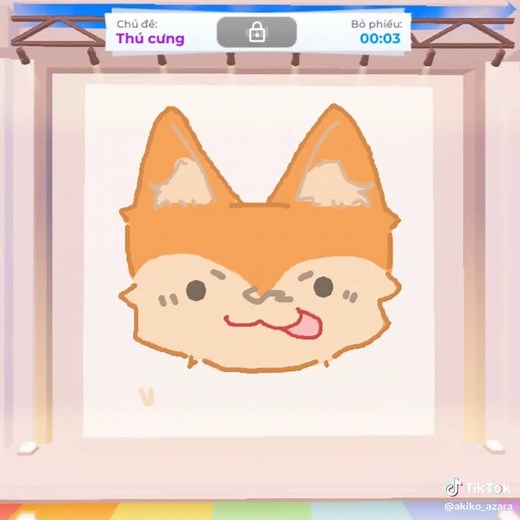 Speed Drawing a Pet Fox in ROBLOX