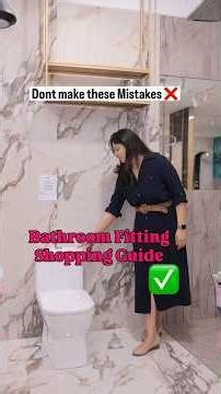 Ultimate Bathroom Fitting & Sanitaryware Selection Guide! #bathroomdesign #bathroomrenovation