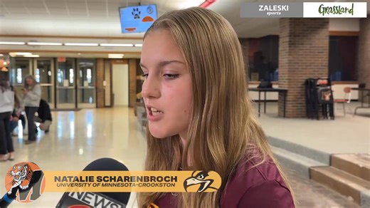 National Signing Day saw two Marshfield Tigers sign their pieces of paper to compete at the collegiate level in men's basketball and women's cross country and track and field. Congratulations! | Zaleski Sports