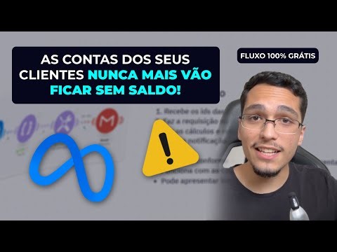 COMO AUTOMATIZAR O LEMBRETE QUANDO O SALDO DE ANÚNCIOS ESTIVER ACABANDO (FLUXO 100% GRÁTIS) 🔥