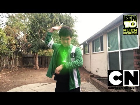 Ben 10 Swampfire Transformation REAL LIFE! Alien Force