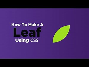 How To Make a Leaf Using CSS | CSS Shapes