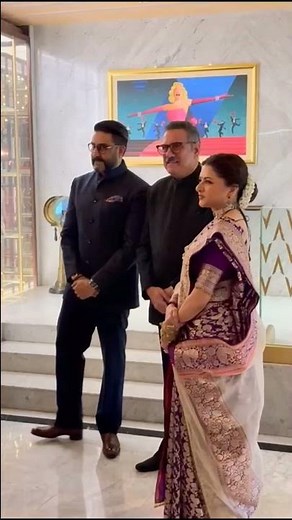 At Raja Shivaji Trailer Launch 🎬Movie releasing May 1, 2026 #bhagyashree #movie #trailer #mumbai