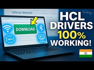 How to Download HCL Laptop Drivers (WiFi, Bluetooth, BIOS, Graphics) Official Website 100% Working