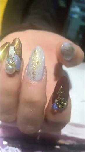 Easy Color Block Nail Design #short