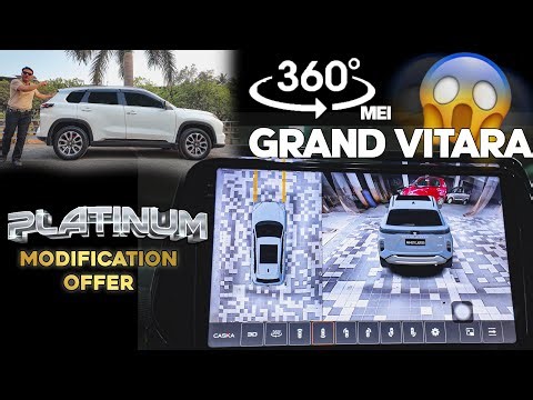 GRAND VITARA BASE OWNERS!!💎PLATINUM MODIFICATION PACKAGE with 360 Camera & Alloys📞7977662321