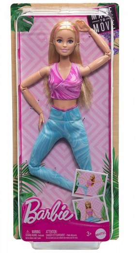 Barbie Made to Move Mattel Poseable Children Dolls