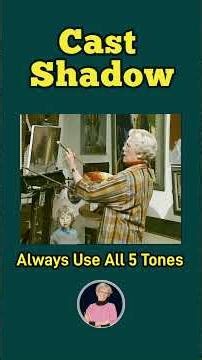 Cast Shadow (1 of 5 ToneValues) with Helen Van Wyk #artinstruction #paintingtechnique #paintingstyle