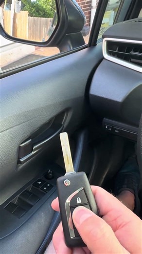 2024 Toyota Corolla new flip remote key not an instructional video #allockandkeyco #smartpro ￼