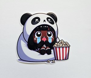 Crying in My Onesie Chibi Stickers - Etsy