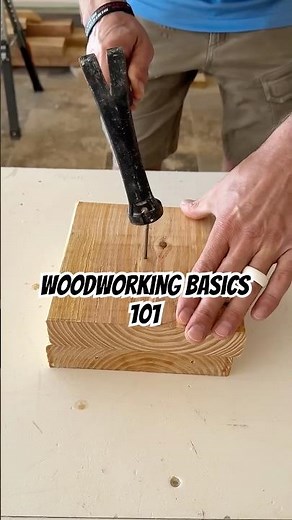Learning the basics of using a hammer #carpenter #carpentry #woodworking #hammer