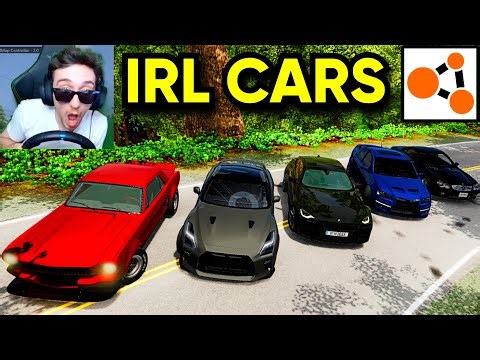 Driving our IRL cars on the BEST DRIVING MAP in BeamNG.Drive!