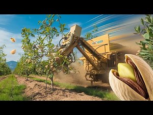 How Billions of Pistachios Are Harvested Using High-Tech Agriculture #Pistachios#PistachioFarming