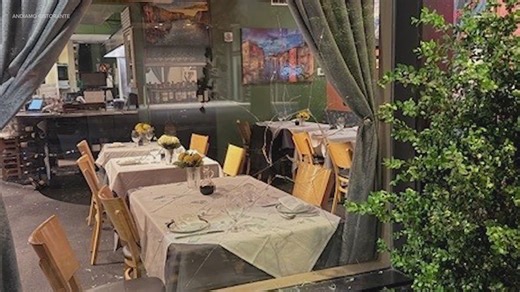 Windows shattered at Bellevue Italian restaurant