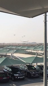 His Highness the Amir Sheikh Sabah Al-Ahmad Al-Jaber Al-Sabah landing in Kuwait with military escort. https://www.timeskuwait.com/news/h-h-amir-returns-home/ | The Times Kuwait