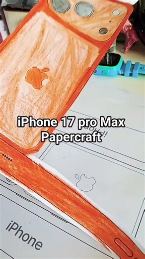 Papercraft iPhone 17 #kiwibird #humor