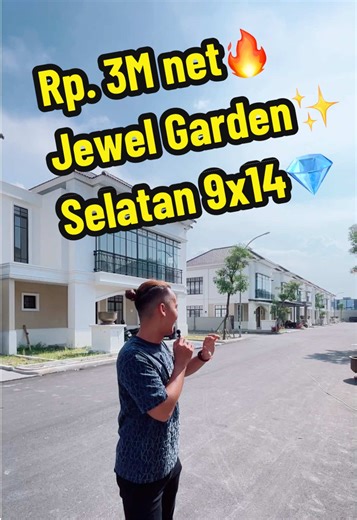 Dijual cepat hanya 3M saja. Selatan 9x14 no 18 (nomor hokki) Uda dpt siap huni. Toilet upgrade 60jt, anti rayap, & perubahan bangunan.💎 Info detail 🤙🏻0852-4663-7070. #jewelgarden #rumahmedan #villamedanmewah #siaphuni #komplekjewelgarden