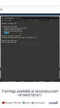 How to configure DHCP