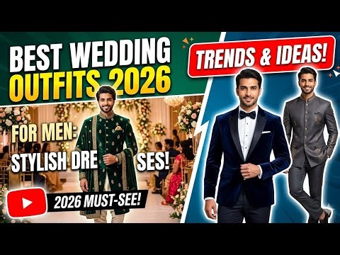 Best wedding outfits 2026 for men | Wedding outfits for men 2026
