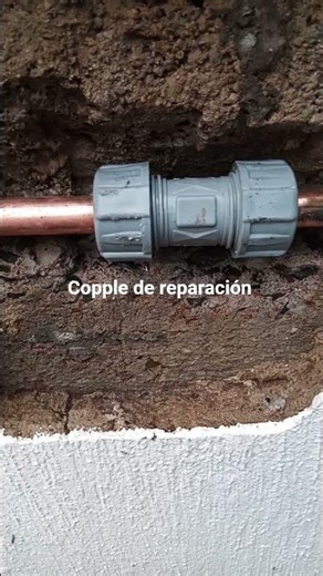 como reparar tubería con copple de reparación