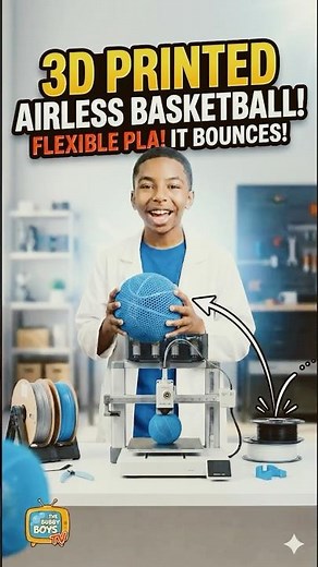 The Secret to a Bouncing 3D Print! (Flexible PLA Filament) 🤫