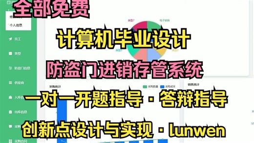 【2026计算机毕设最新选题】基于SpringBoot技术的防盗门进销存管系统【S066】