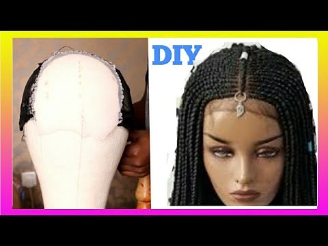 How to Make A 4*4 Lace Wig Cap For Braided Wig