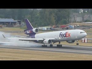 *Oldest MD-11 Ever Built* FedEx Express McDonnell Douglas MD-11F [N601FE] Landing at PDX