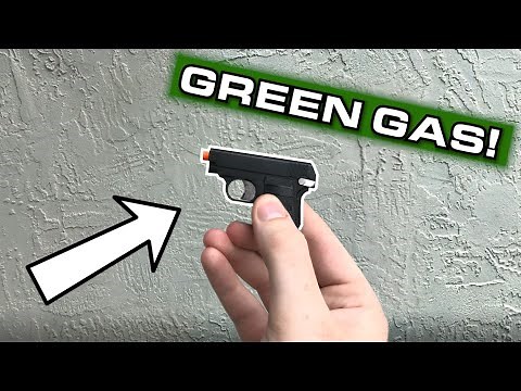 The Smallest Green Gas Airsoft Pistol!