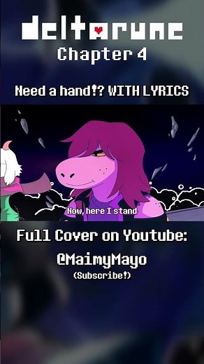 Need a hand!? WITH LYRICS out now! #undertale #deltarunechapter4 #deltarune #deltarunechapter5