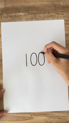 Dibuja un Pájaro con el número 100 ✍🏻 #drawing #art #easydrawing #aprendiendoadibujar