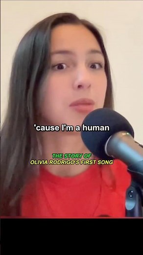 The Story of Olivia Rodrigo's First Song #oliviarodrigo