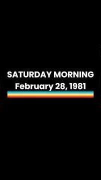 The Ultimate Saturday Morning Lineup: February 28, 1981